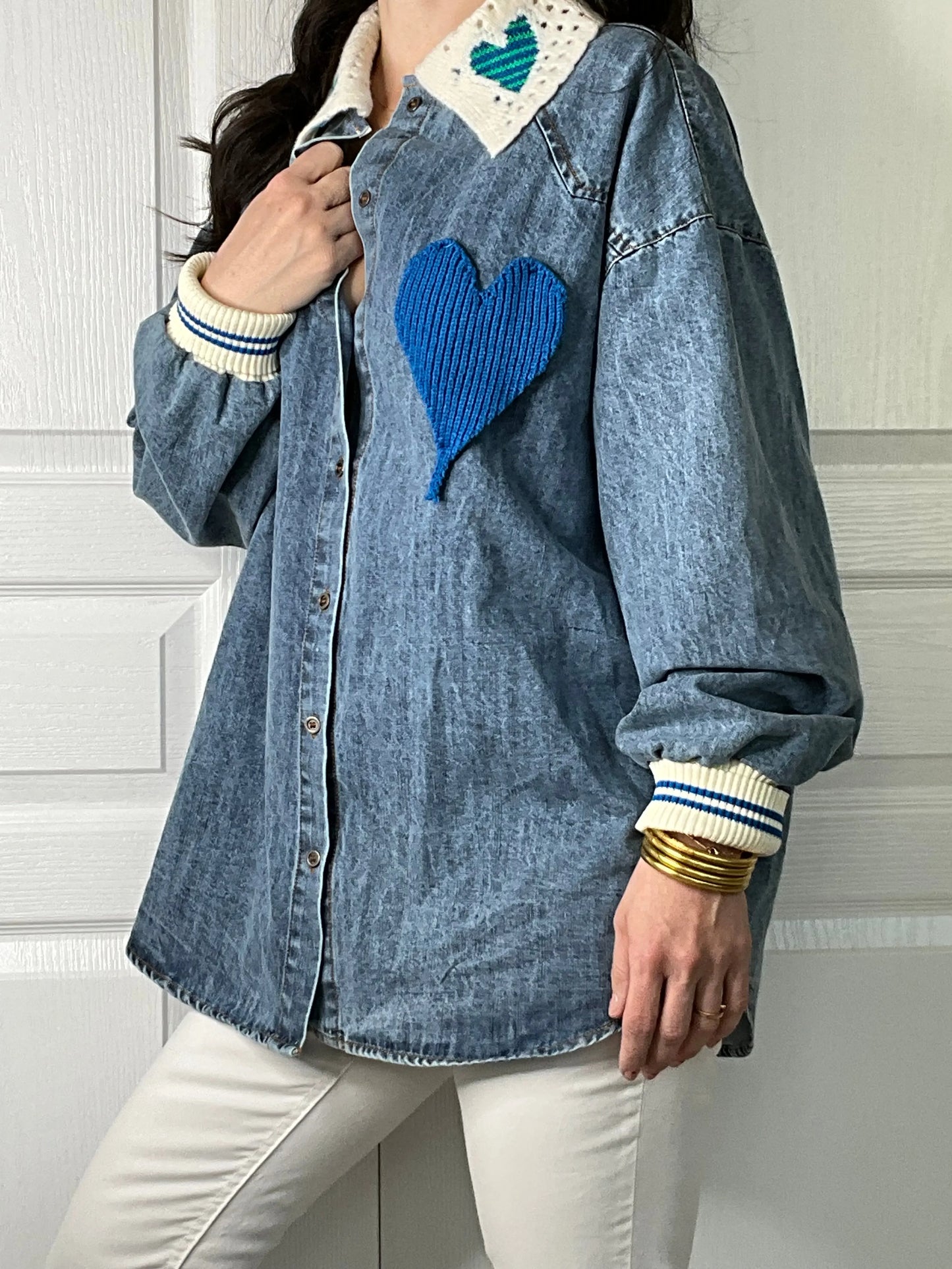 Chemise JULIA Bleu Marguerite