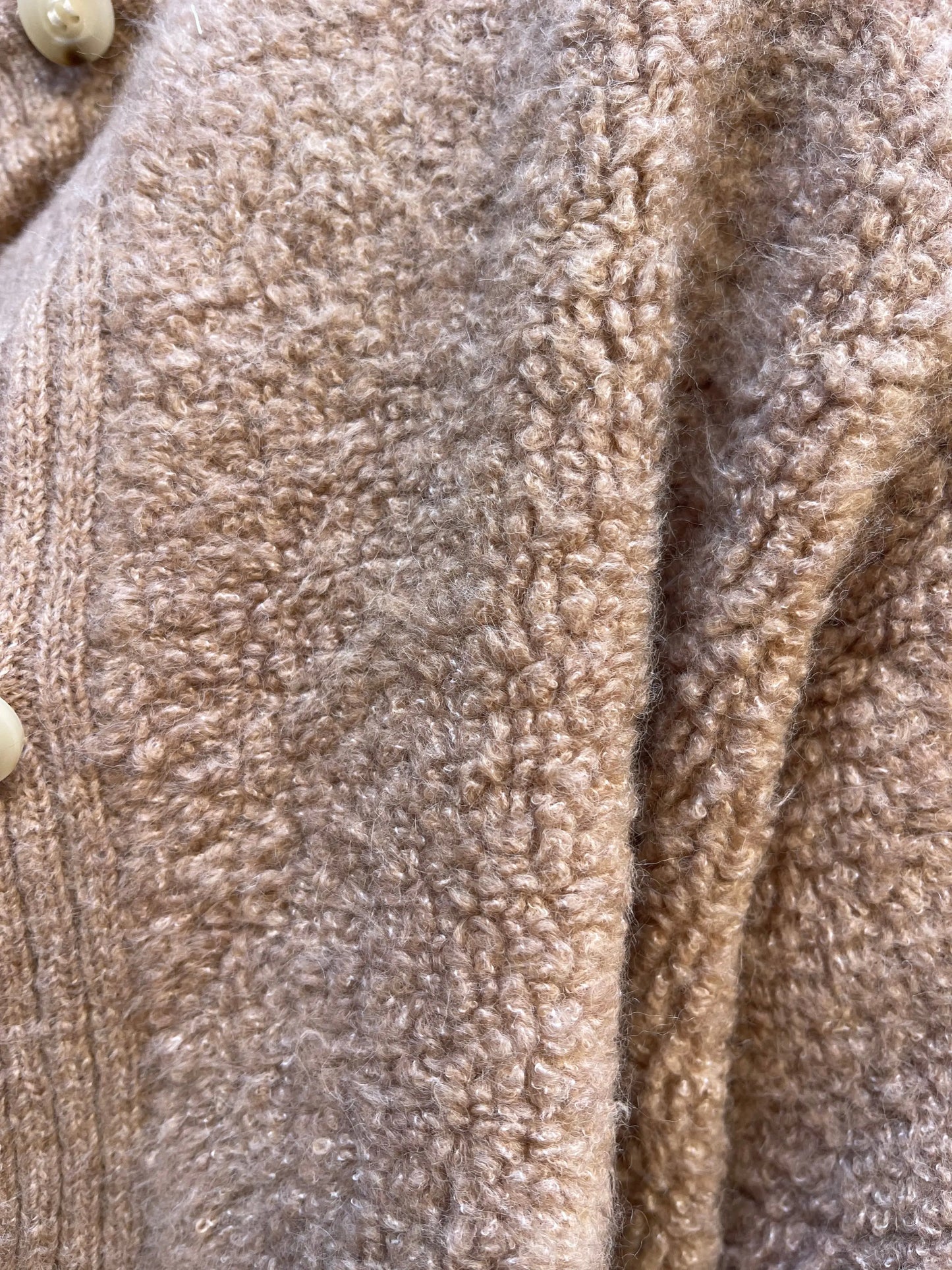 Gilet DANY - Camel Marguerite
