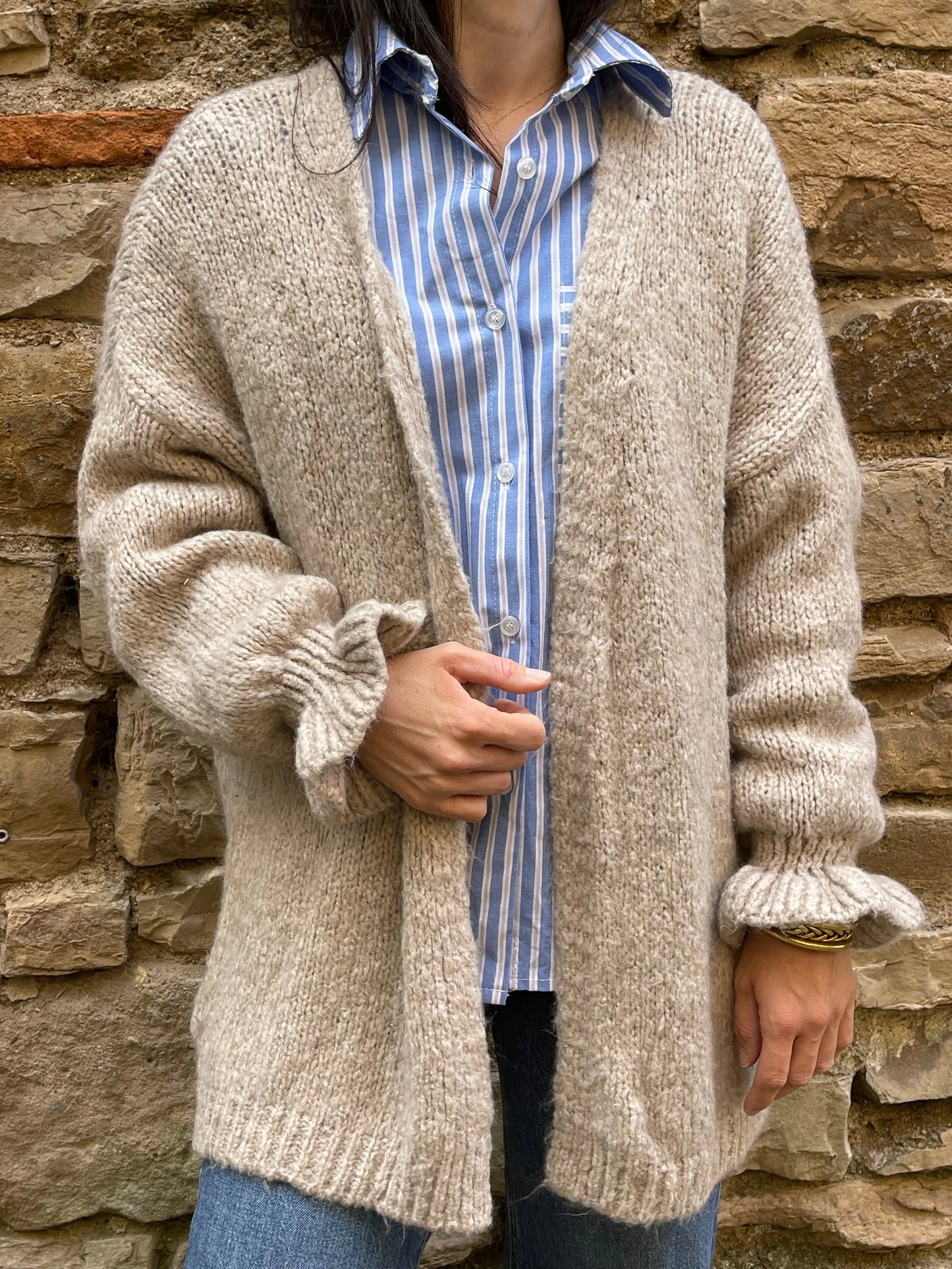 Gilet TOUDOU - Beige Marguerite