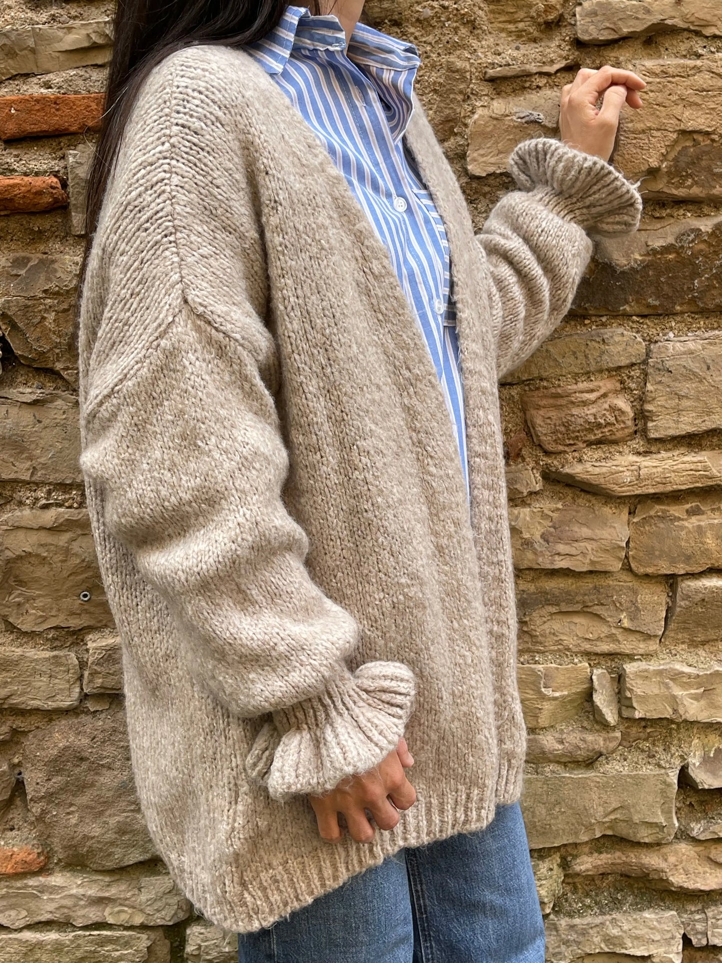Gilet TOUDOU - Beige Marguerite