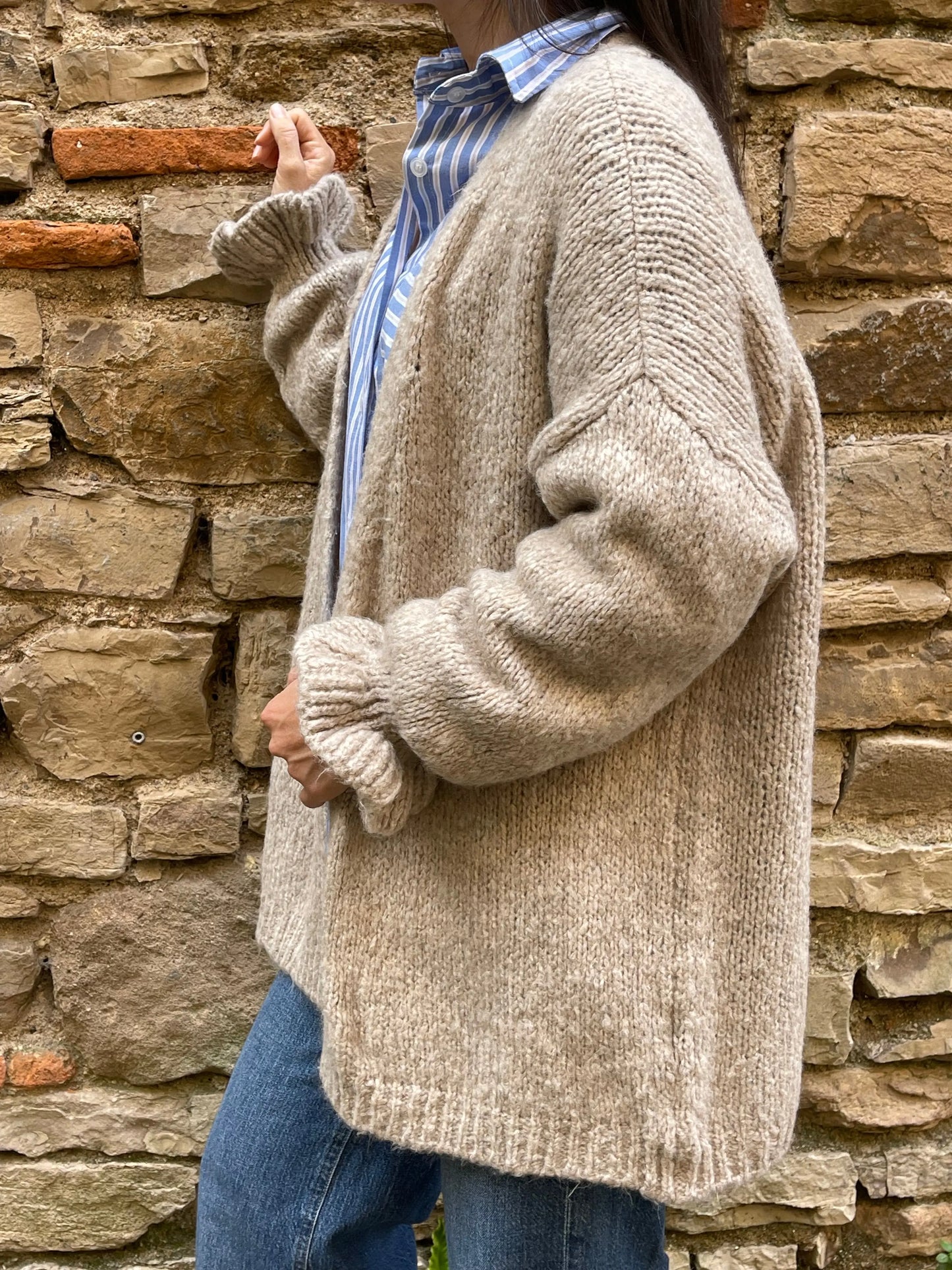 Gilet TOUDOU - Beige Marguerite
