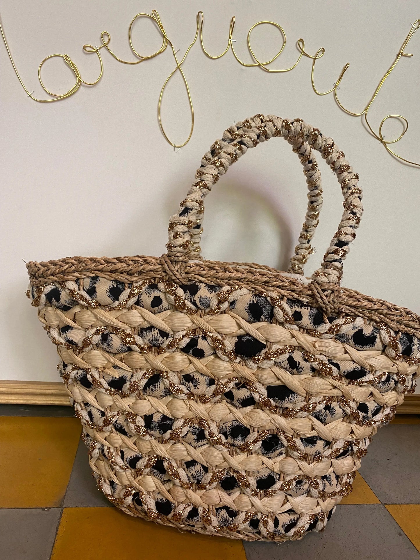 Panier LÉOPARD Marguerite