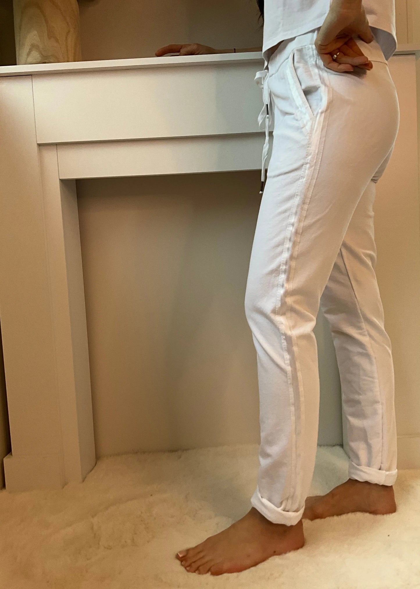 Pantalon JOGG blanc Marguerite