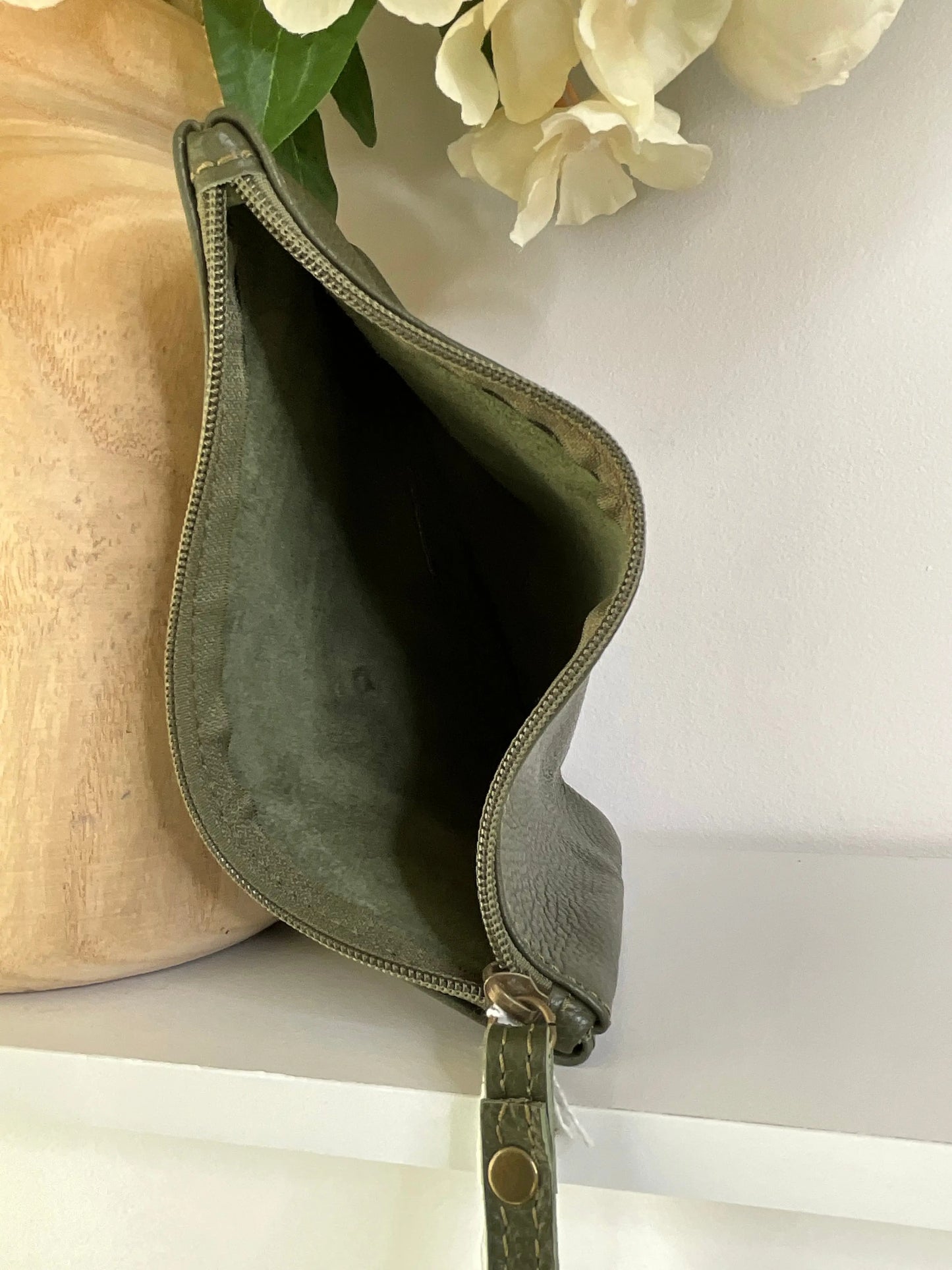 Pochette LOLLY - Kaki Marguerite