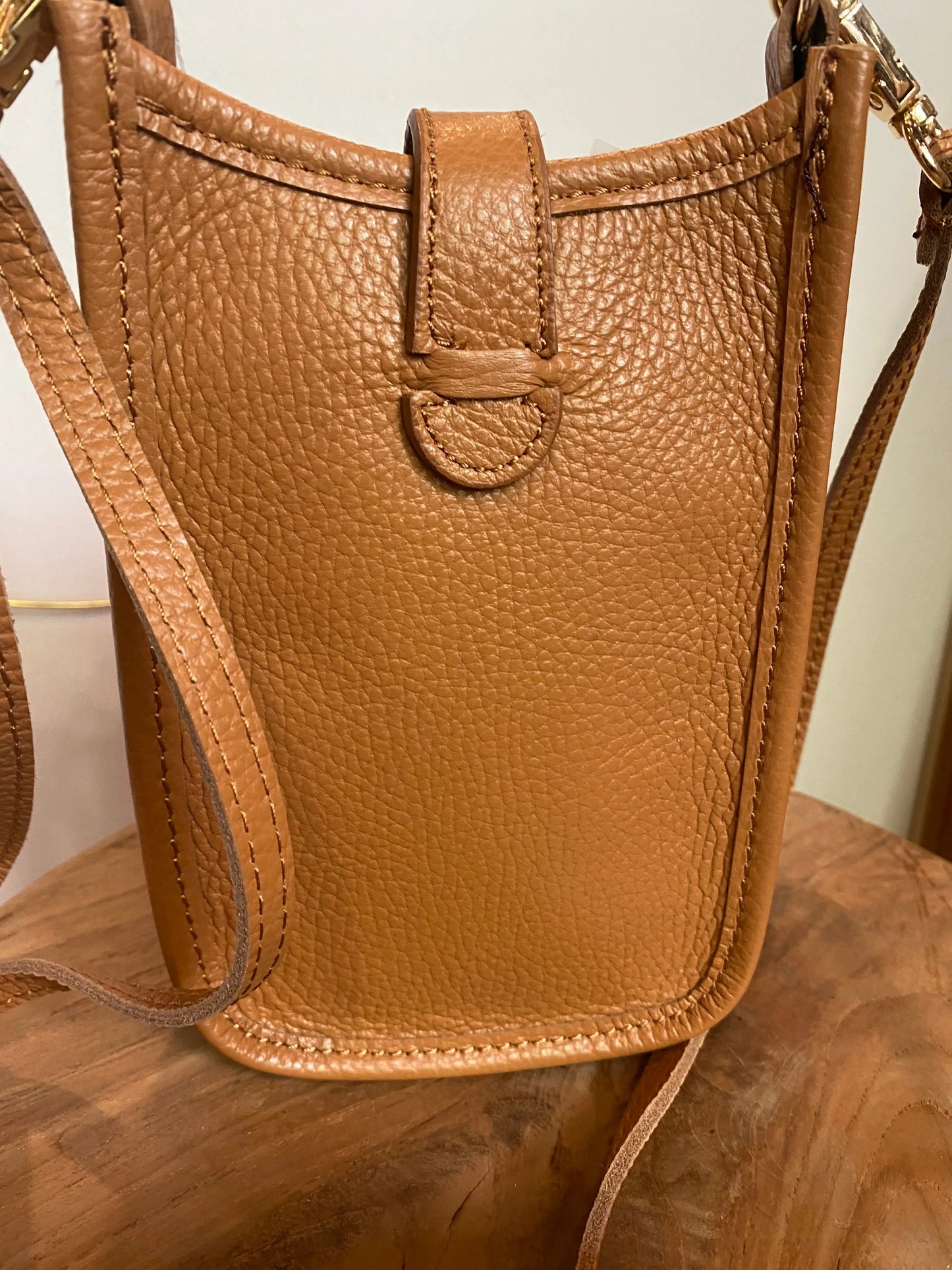 Pochette LUCY - Camel Marguerite