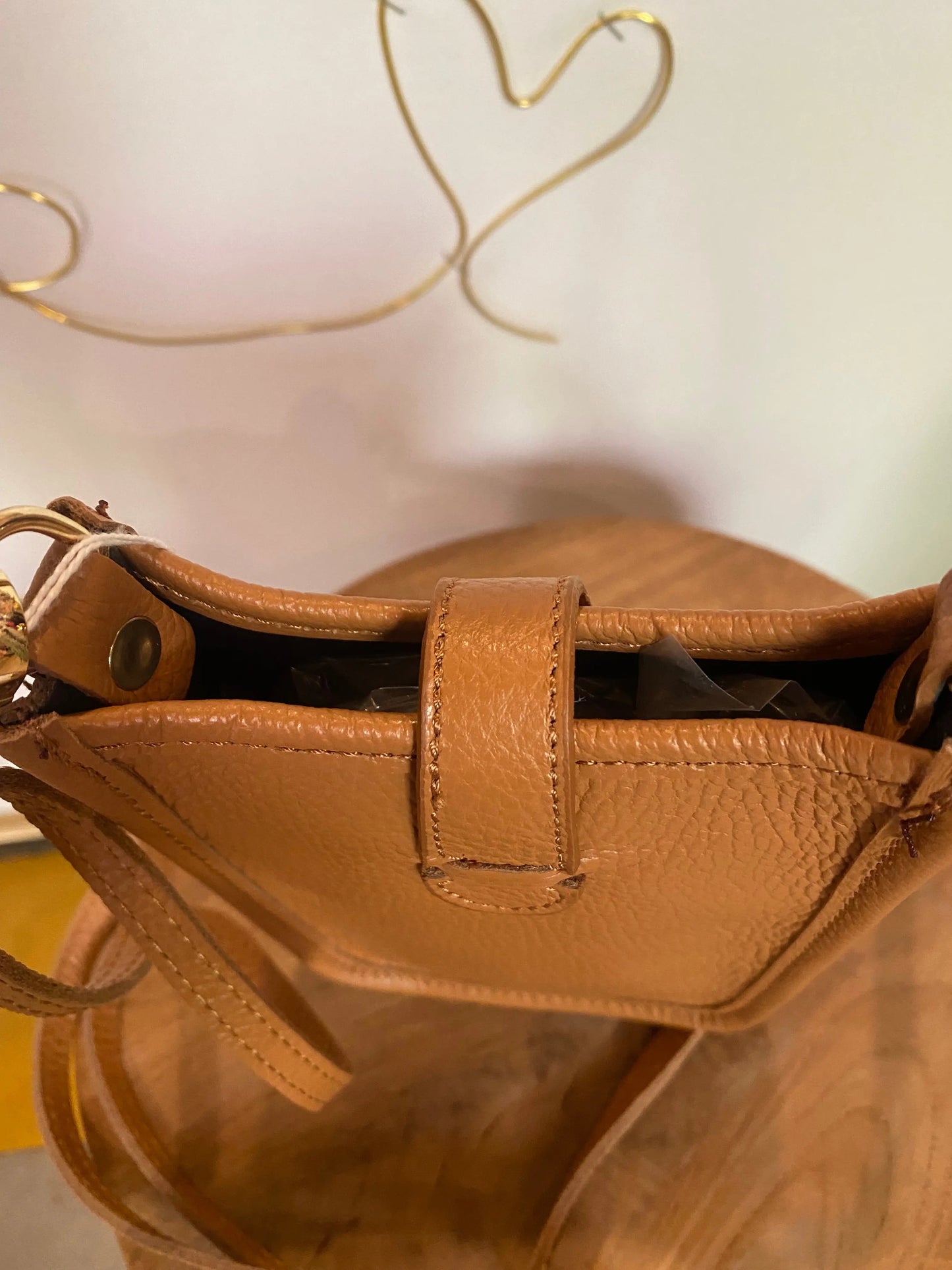 Pochette LUCY - Camel Marguerite