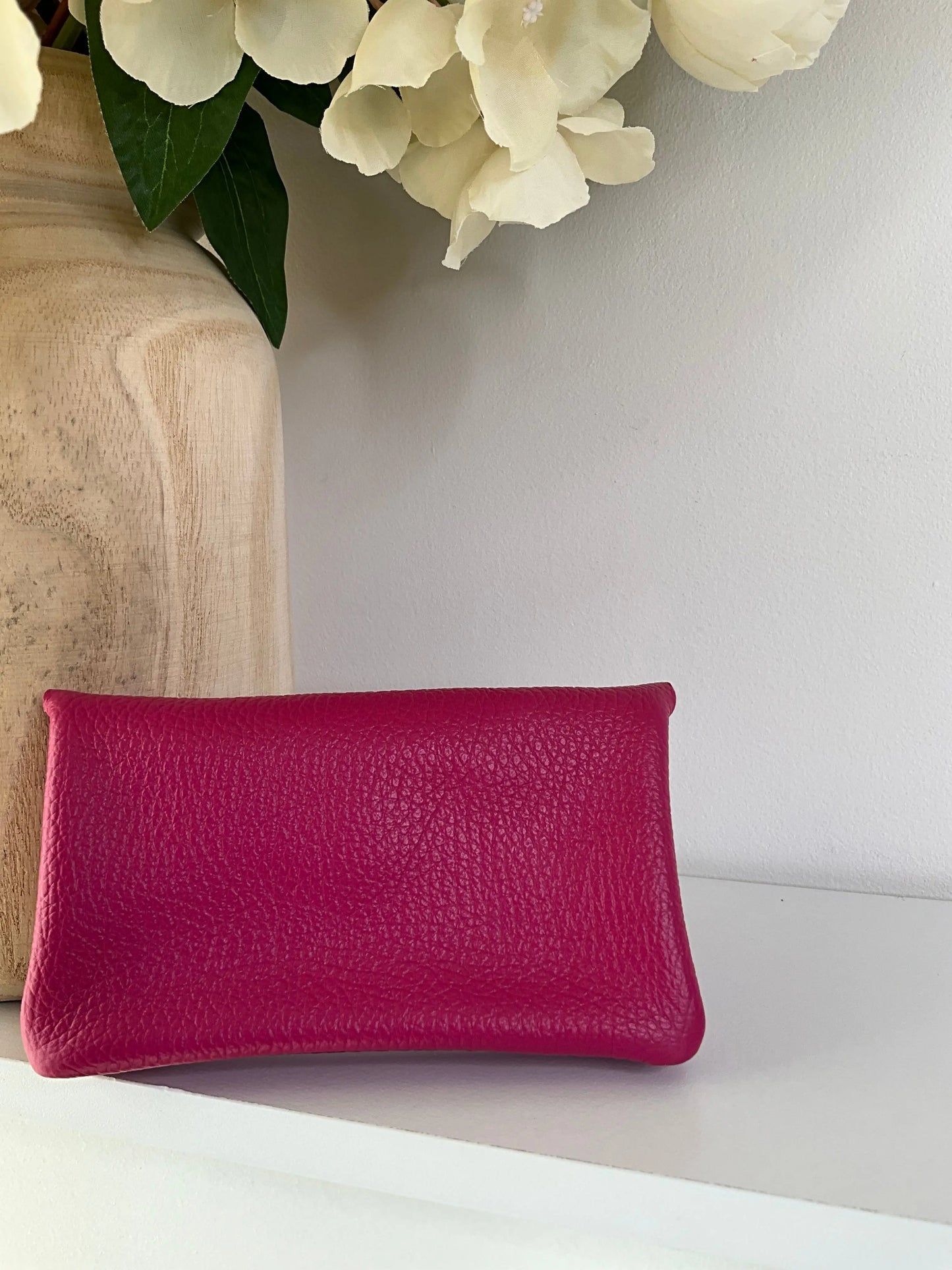 Portefeuille BIOTTY - Rose foncé Marguerite