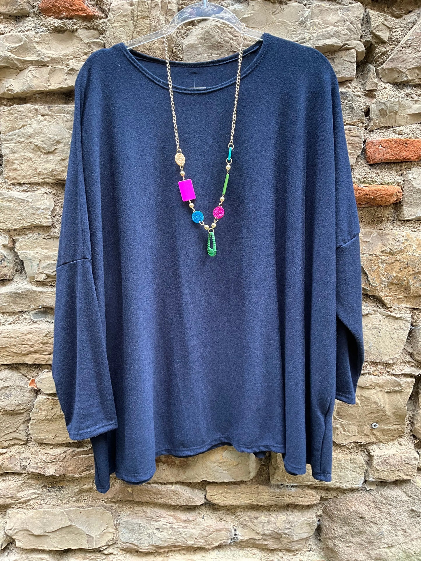 Pull CHARLOTTE - Bleu marine Marguerite
