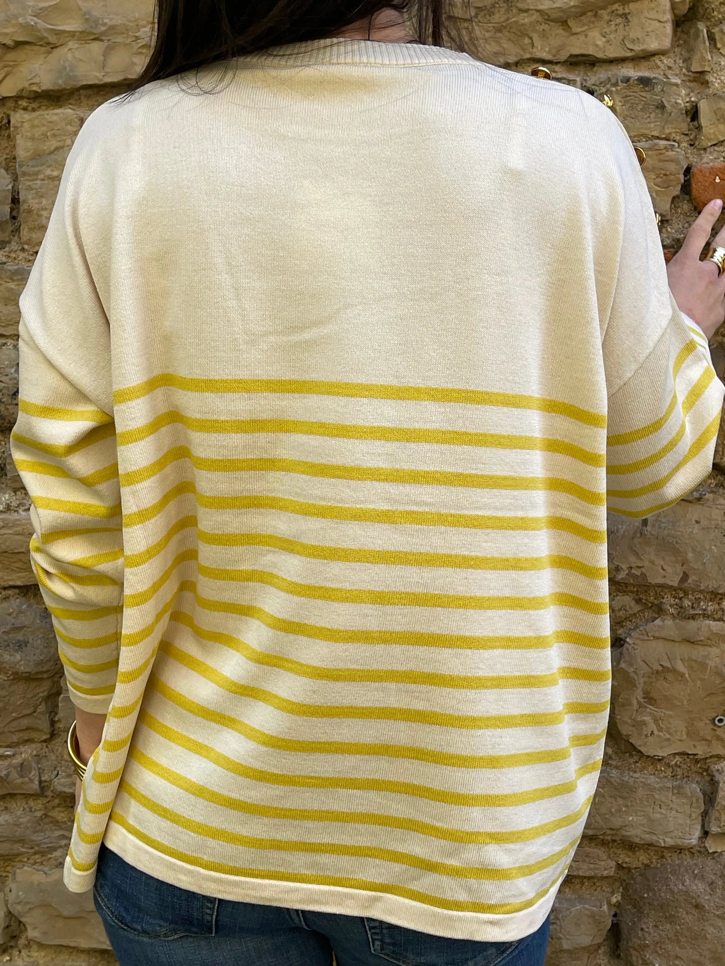 Pull MARIN - Jaune Marguerite