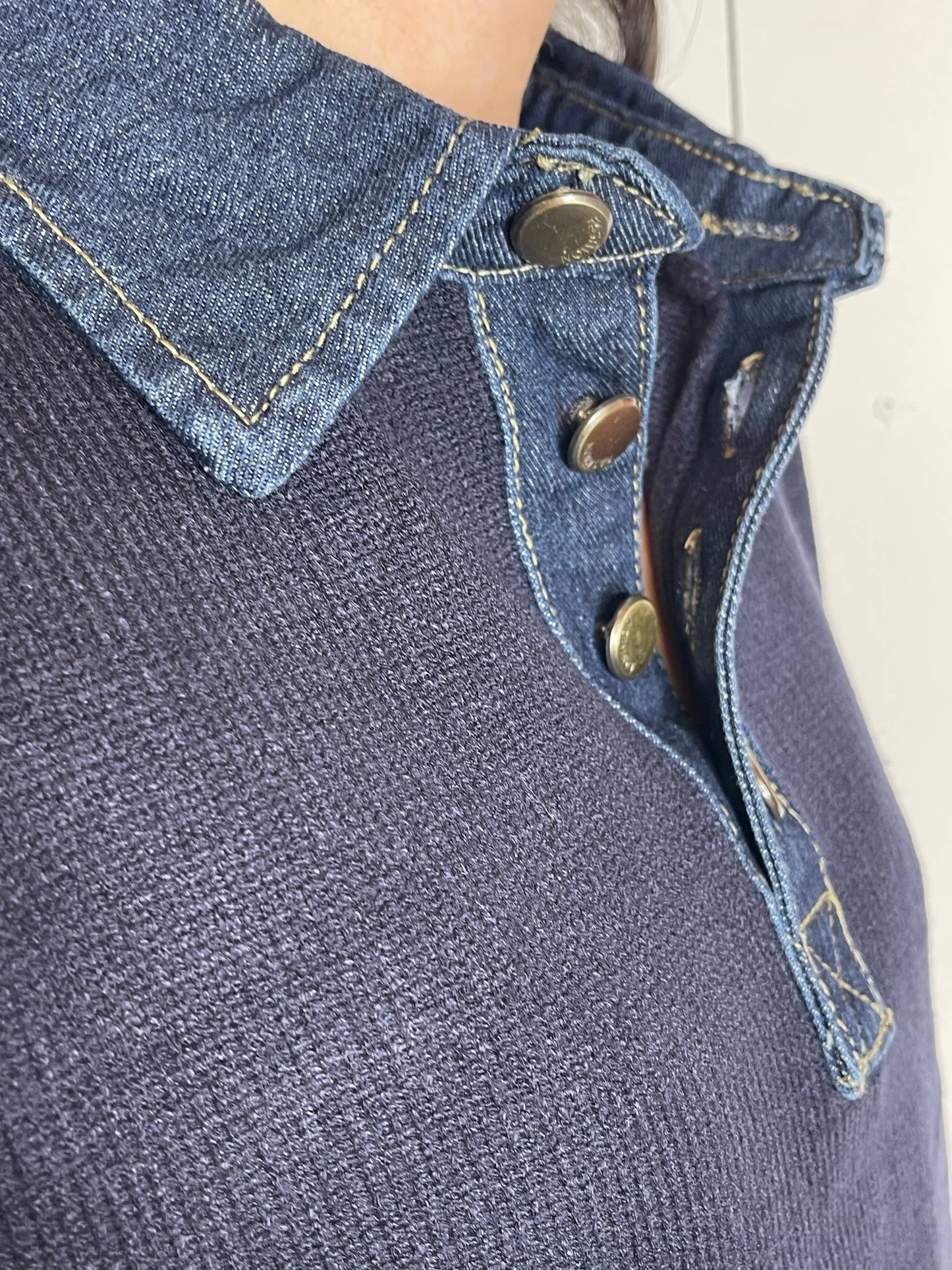 Pull NINI - Bleu marine Marguerite