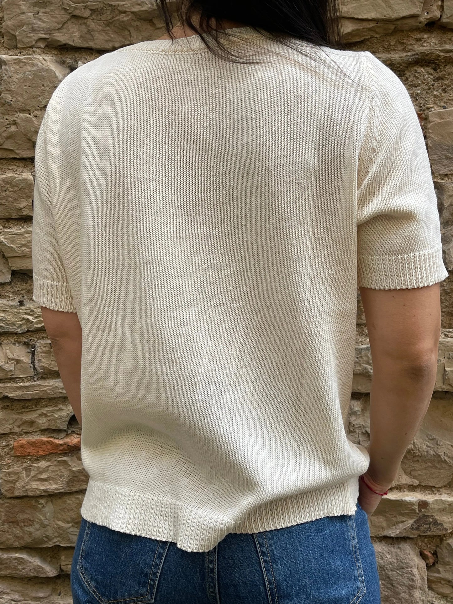 Pull PAULA - Ecru Marguerite