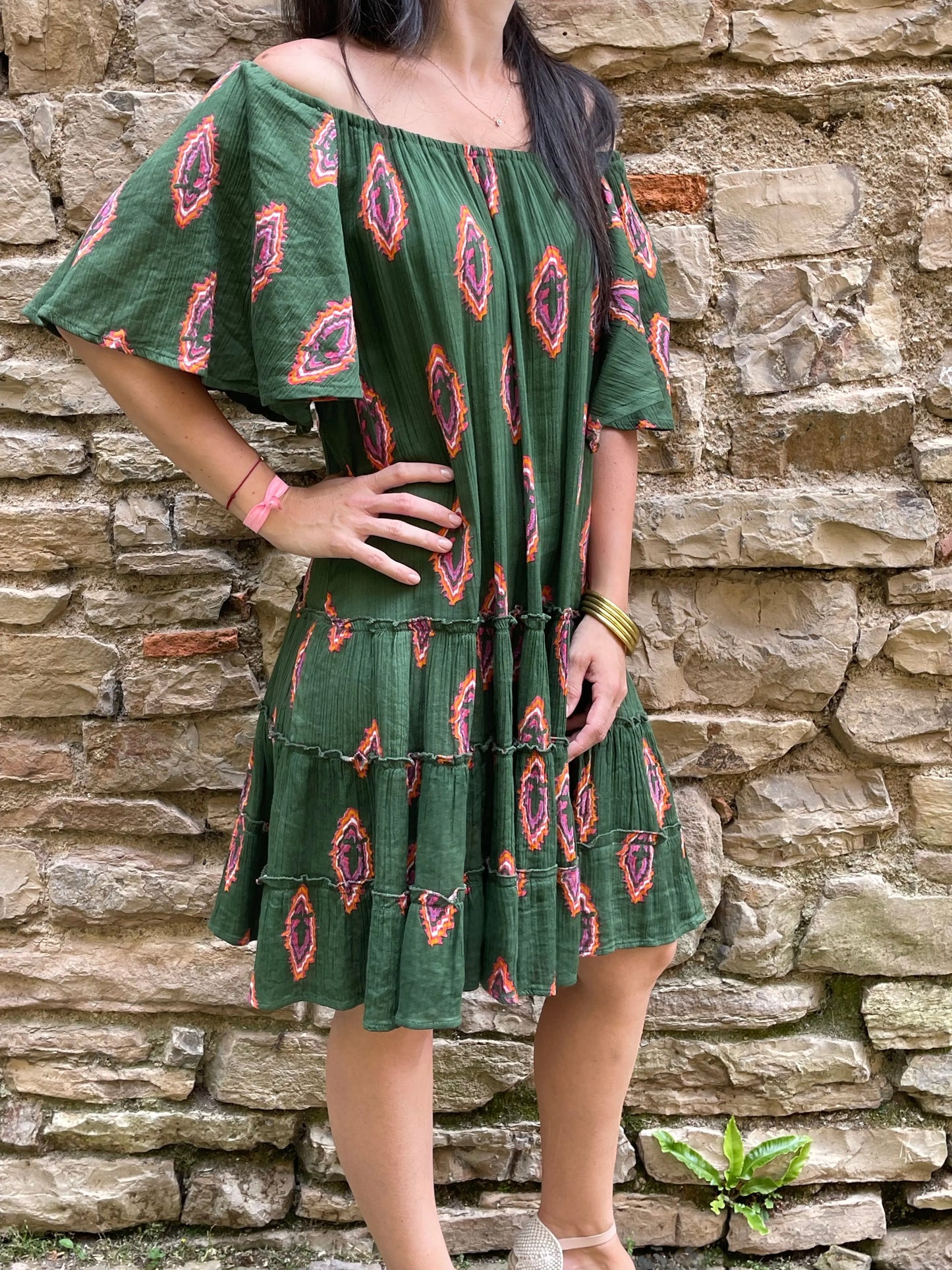 Robe AMOR - Verte Marguerite
