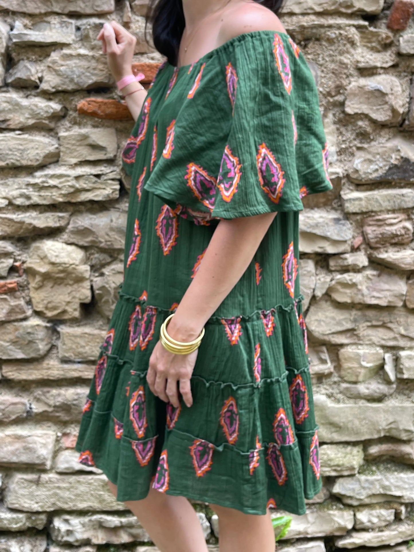 Robe AMOR - Verte Marguerite