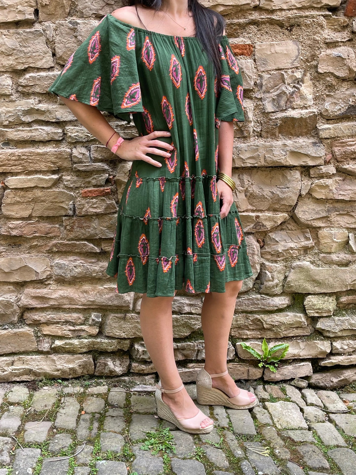 Robe AMOR - Verte Marguerite
