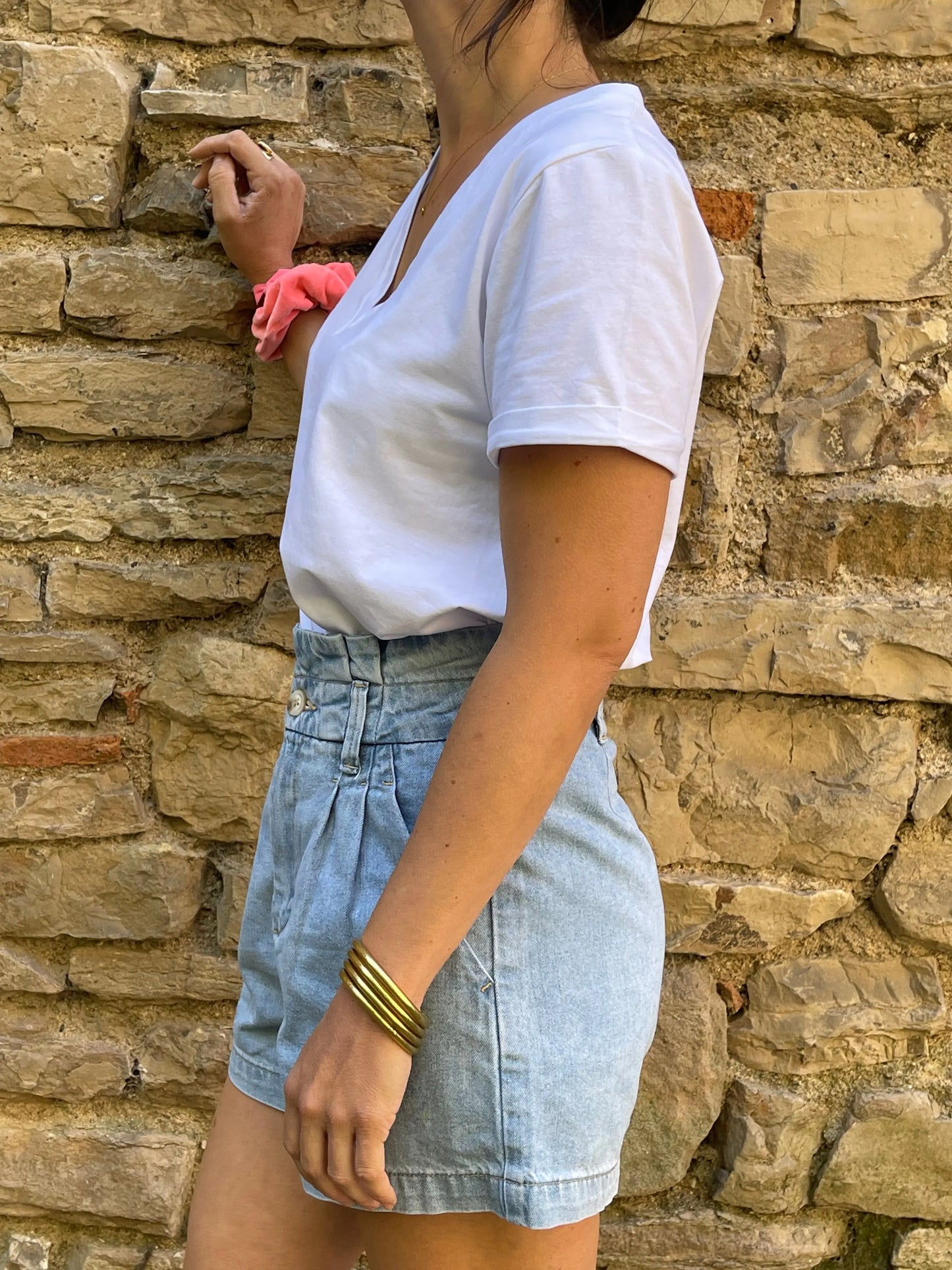 Short PAULINE - Bleu jeans Marguerite