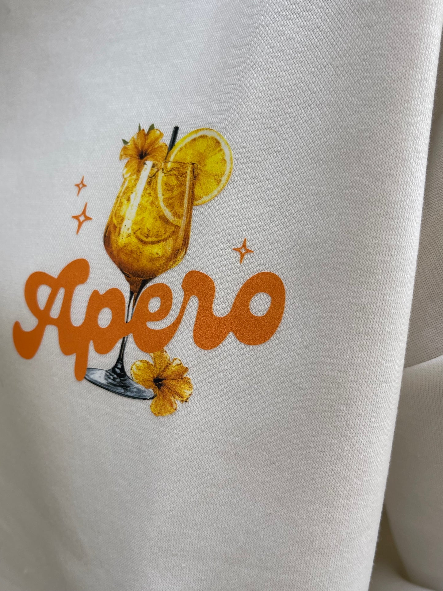 Sweat APÉRO - Blanc Marguerite