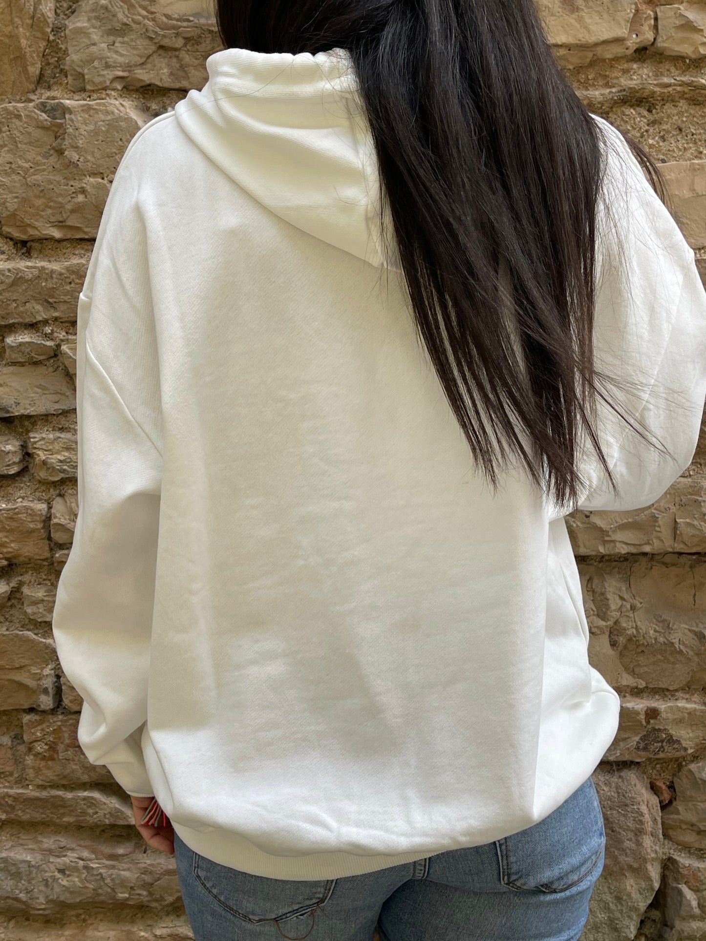 Sweat LOVE - Blanc Marguerite