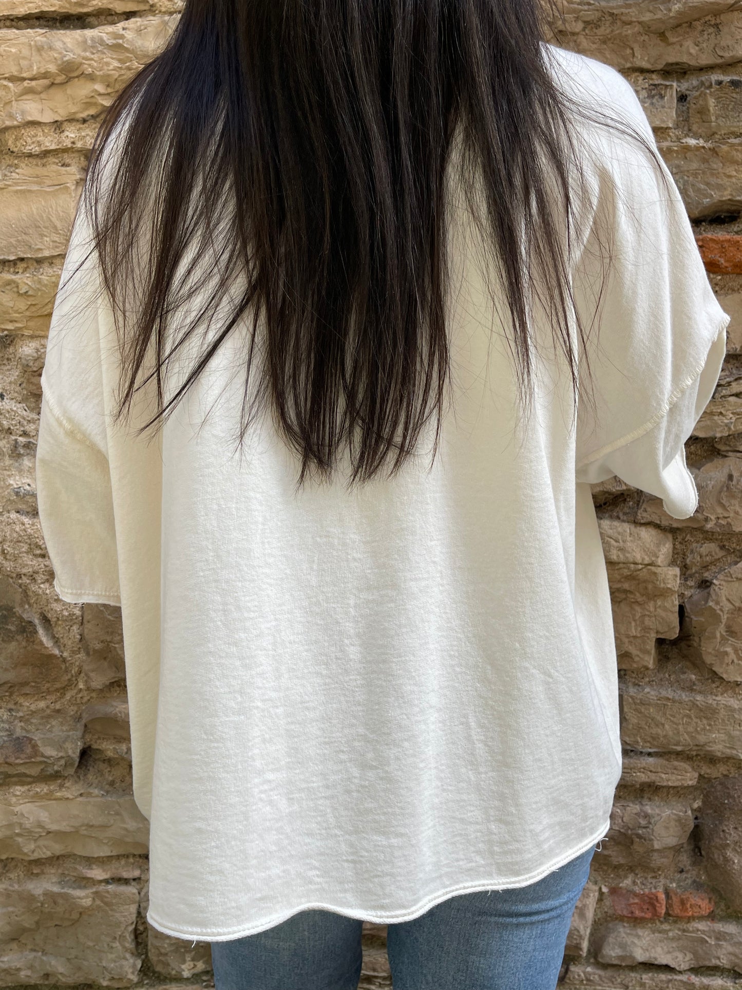 Sweat LOVELY - Blanc Marguerite
