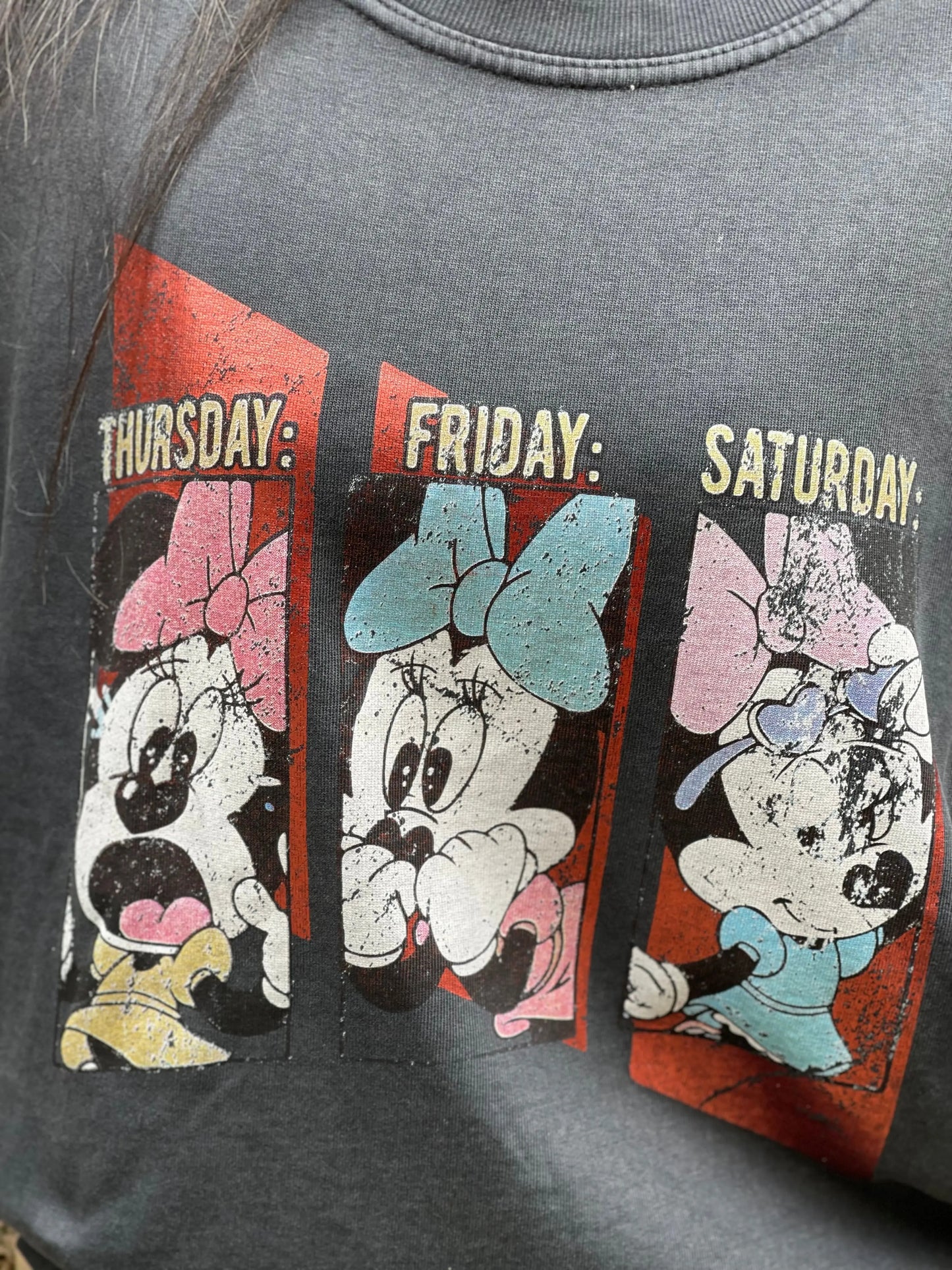 Sweat MINNIE gris Marguerite