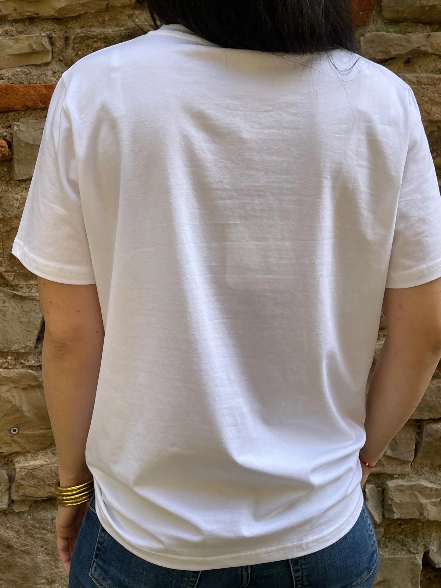 T-shirt AMI - Bleu Marguerite