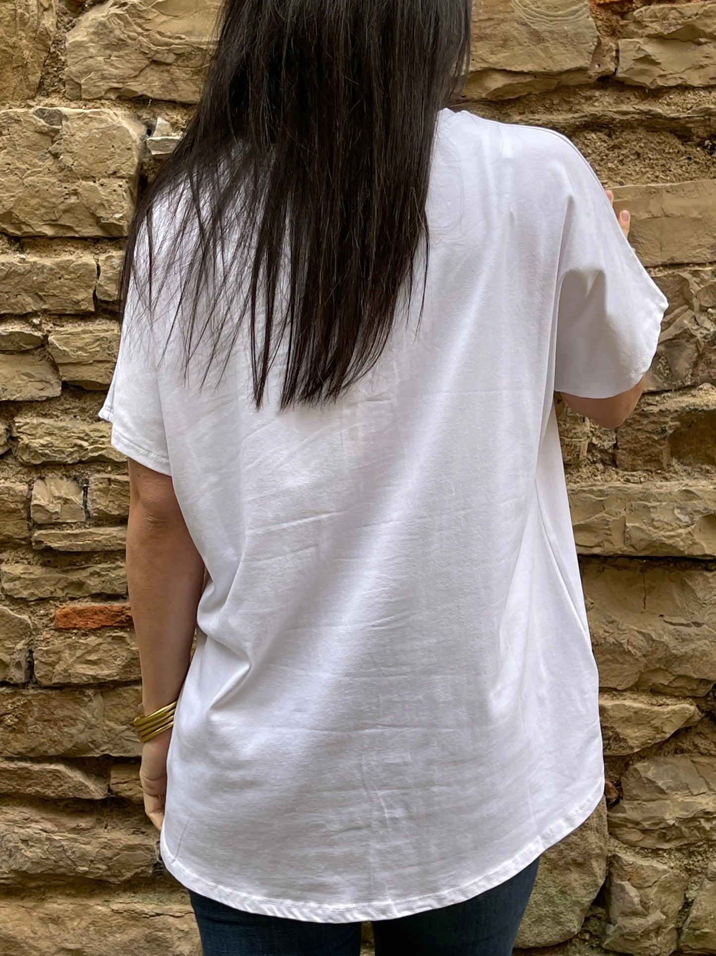 T-shirt COCKTAIL - Blanc Marguerite