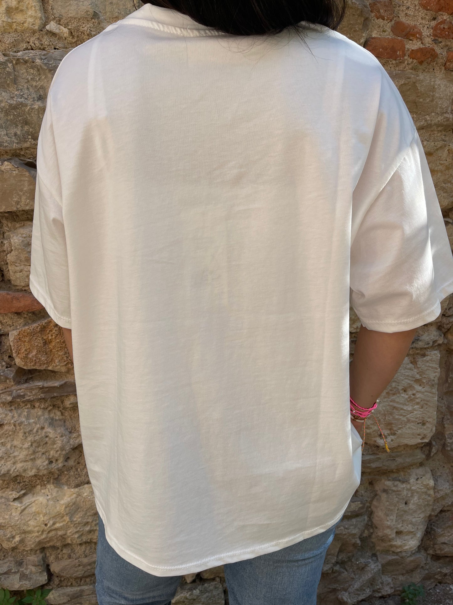 T-shirt HOMARD - Blanc Marguerite
