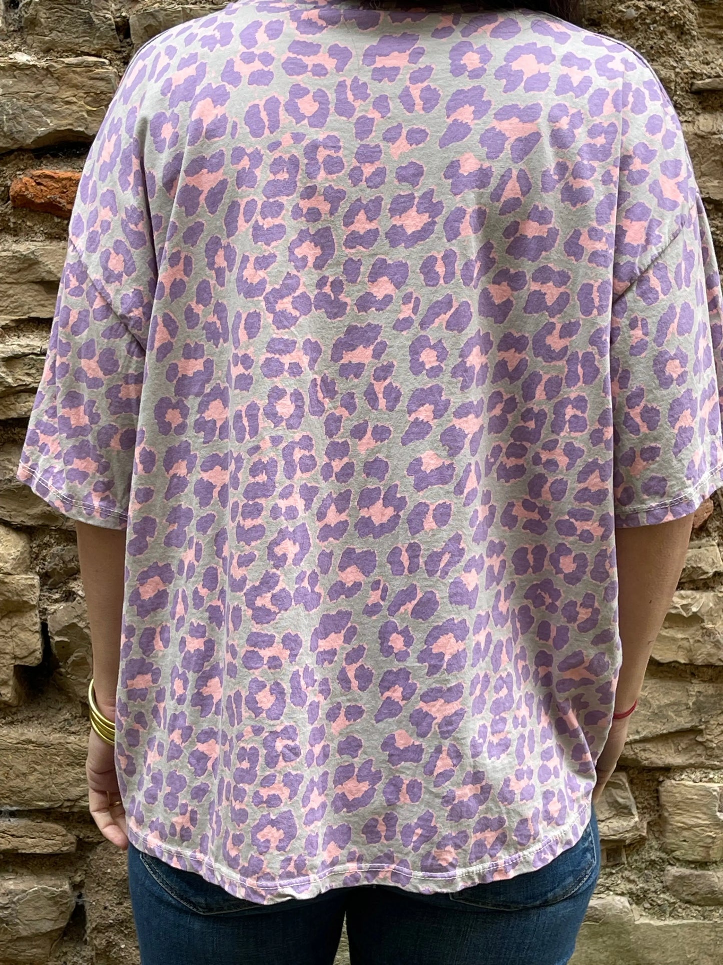 T-shirt LÉOPARD - Lilas Marguerite