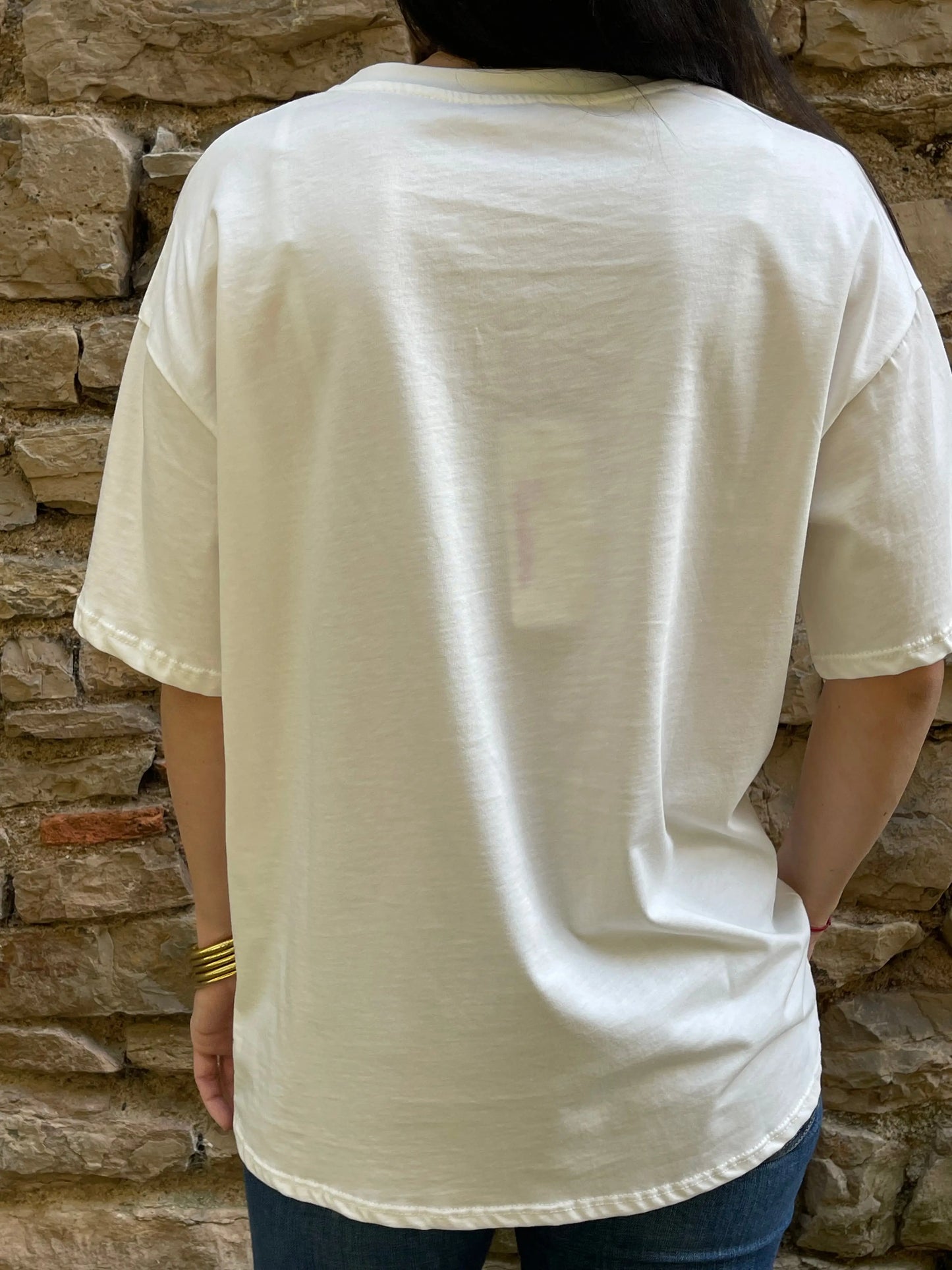 T-shirt NEED - Blanc Marguerite