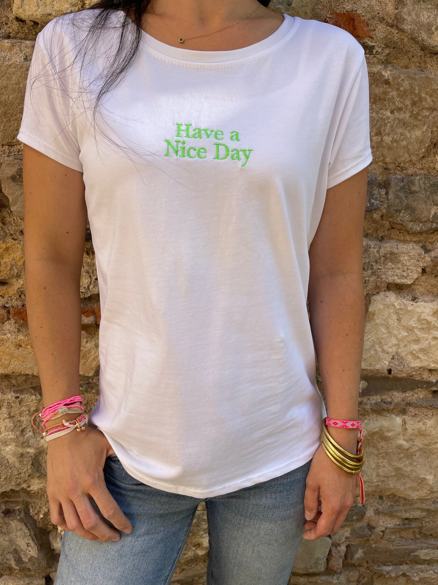 T-shirt NICE - Blanc Marguerite