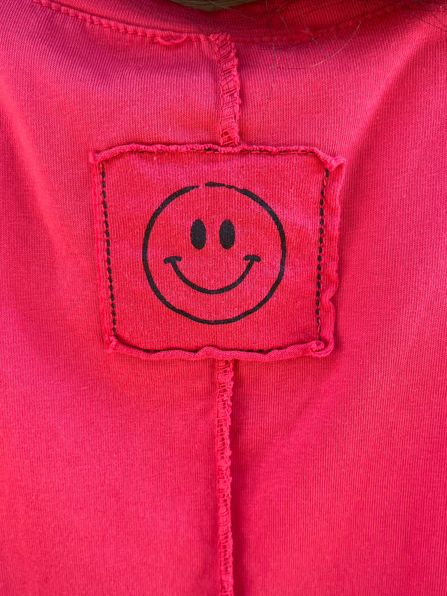 T-shirt SMILE - Rouge Marguerite