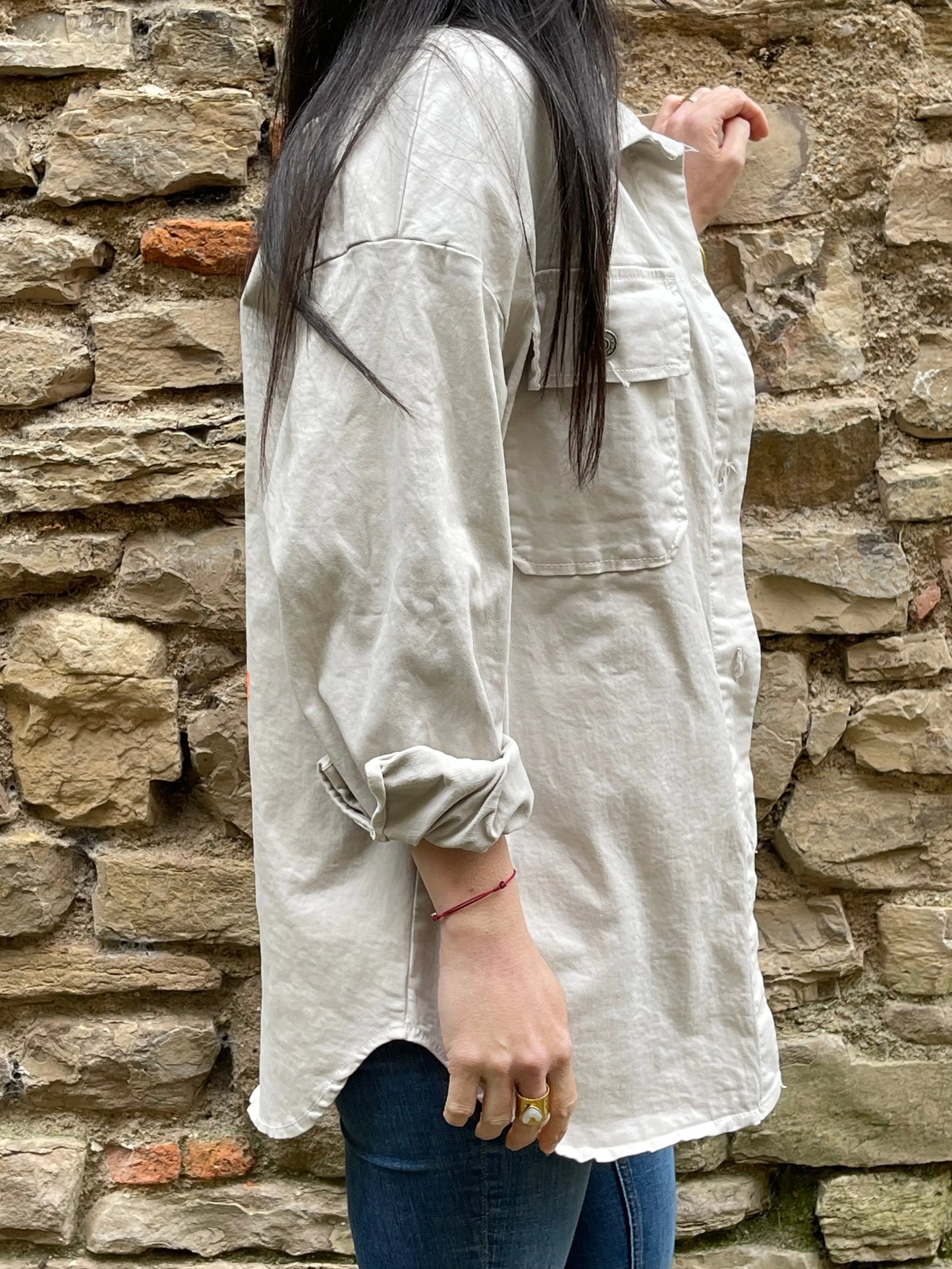 Veste SMILE - Beige Marguerite
