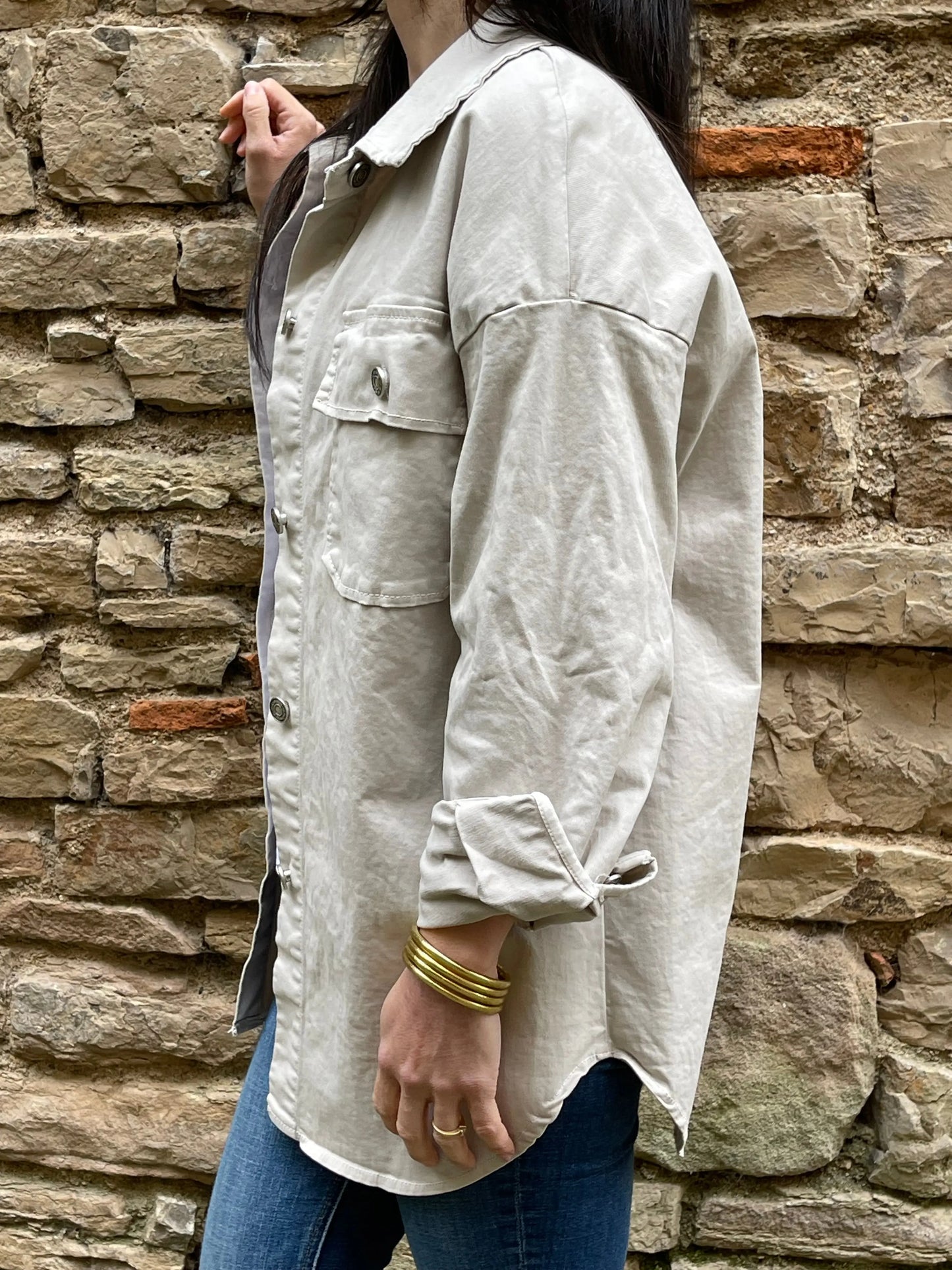 Veste SMILE - Beige Marguerite