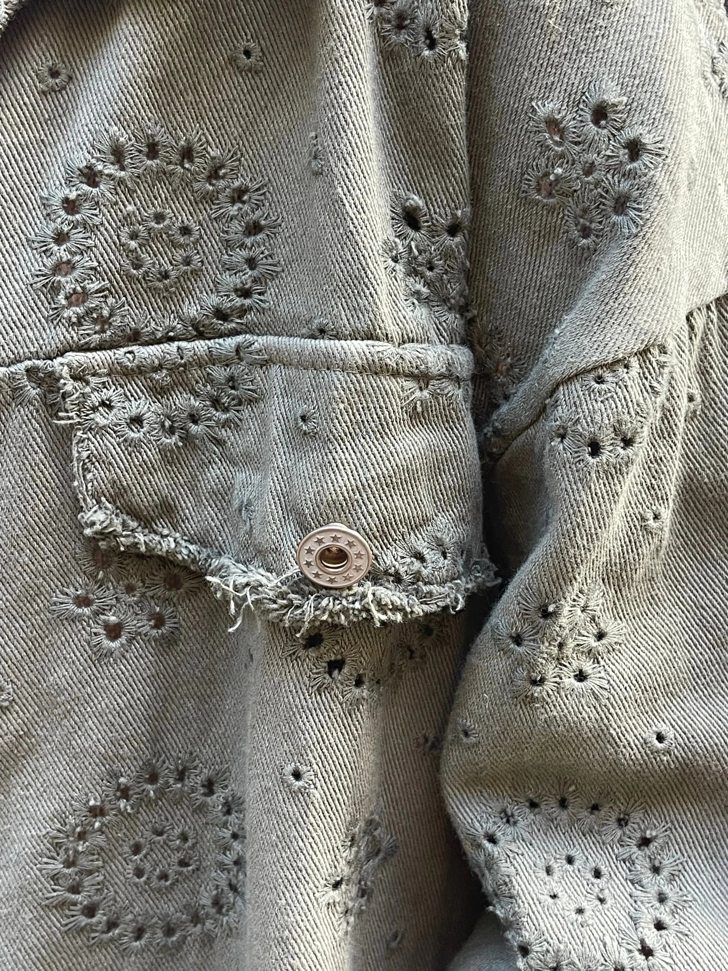 Veste VINTAGE - Kaki Marguerite