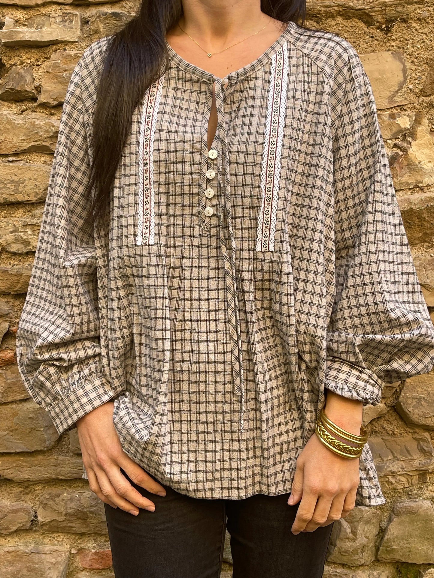 Blouse OLSONNE - Blanche cassé Marguerite