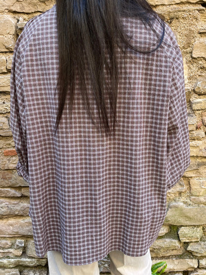 Blouse OLSONNE - Chocolat Marguerite