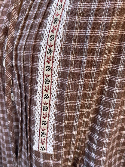 Blouse OLSONNE - Chocolat Marguerite