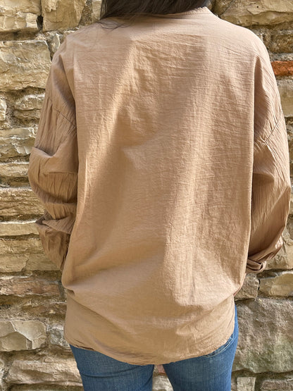 Chemise CAMILLE - Camel Marguerite