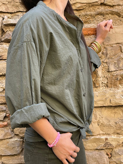 Chemise CAMILLE - Kaki Marguerite