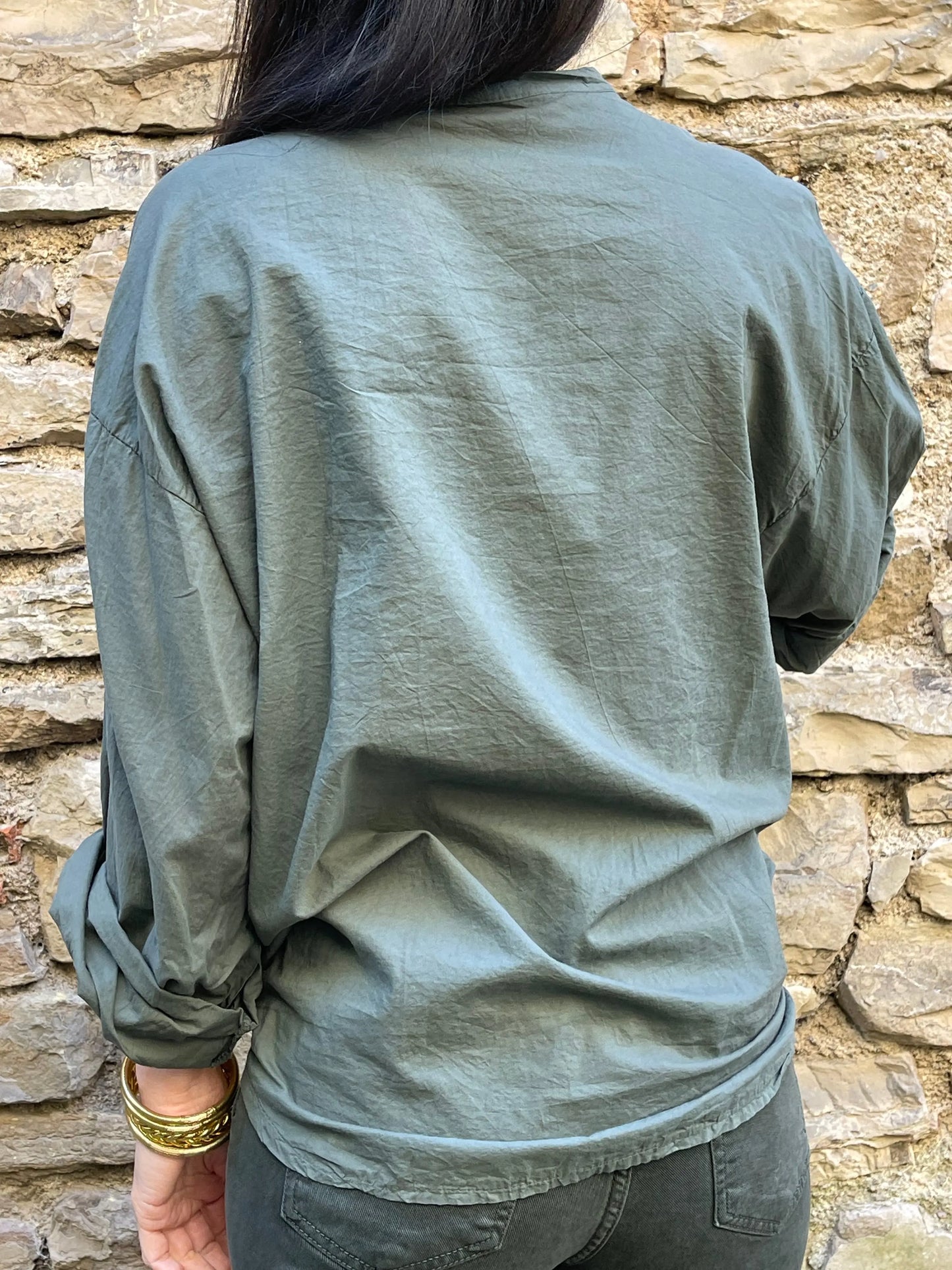 Chemise CAMILLE - Kaki Marguerite