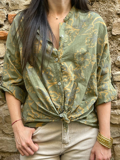 Chemise CLODY - Kaki Marguerite