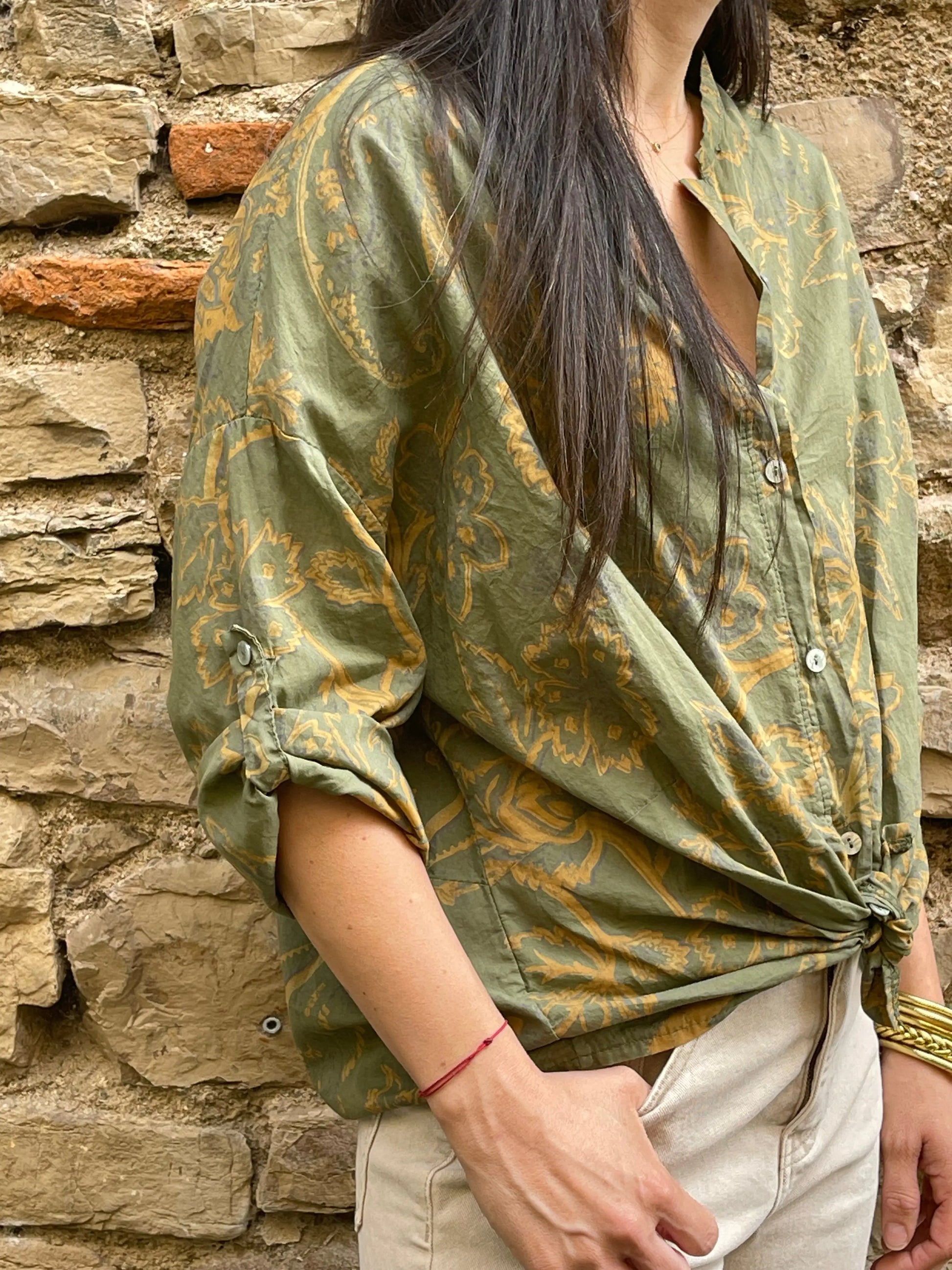 Chemise CLODY - Kaki Marguerite