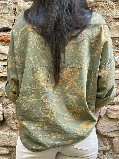 Chemise CLODY - Kaki Marguerite