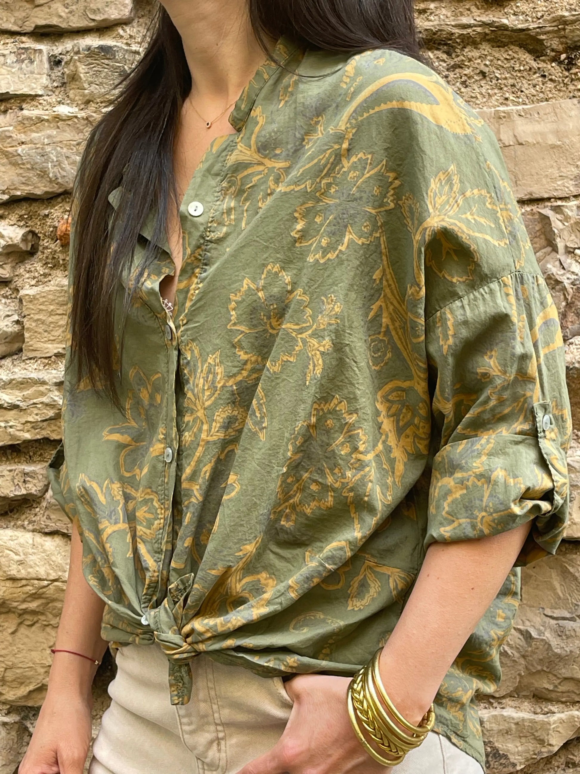 Chemise CLODY - Kaki Marguerite