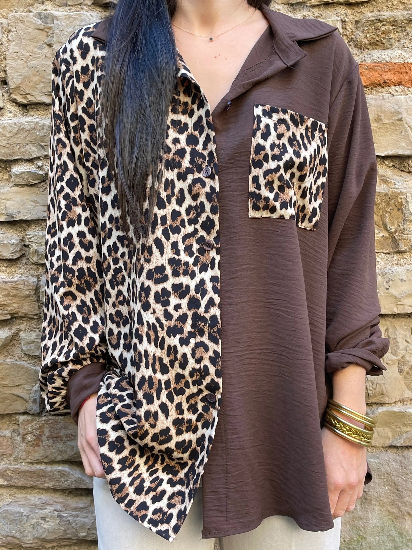 Chemise GRRR - Chocolat Marguerite