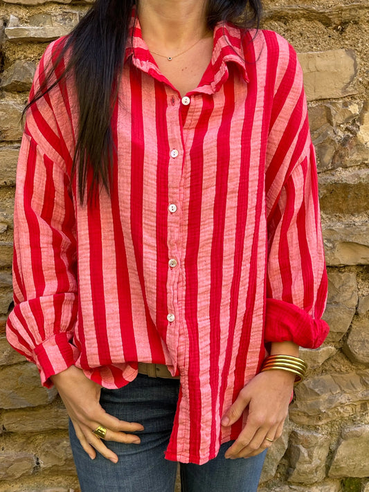 Chemise HOLLY - Rouge Marguerite