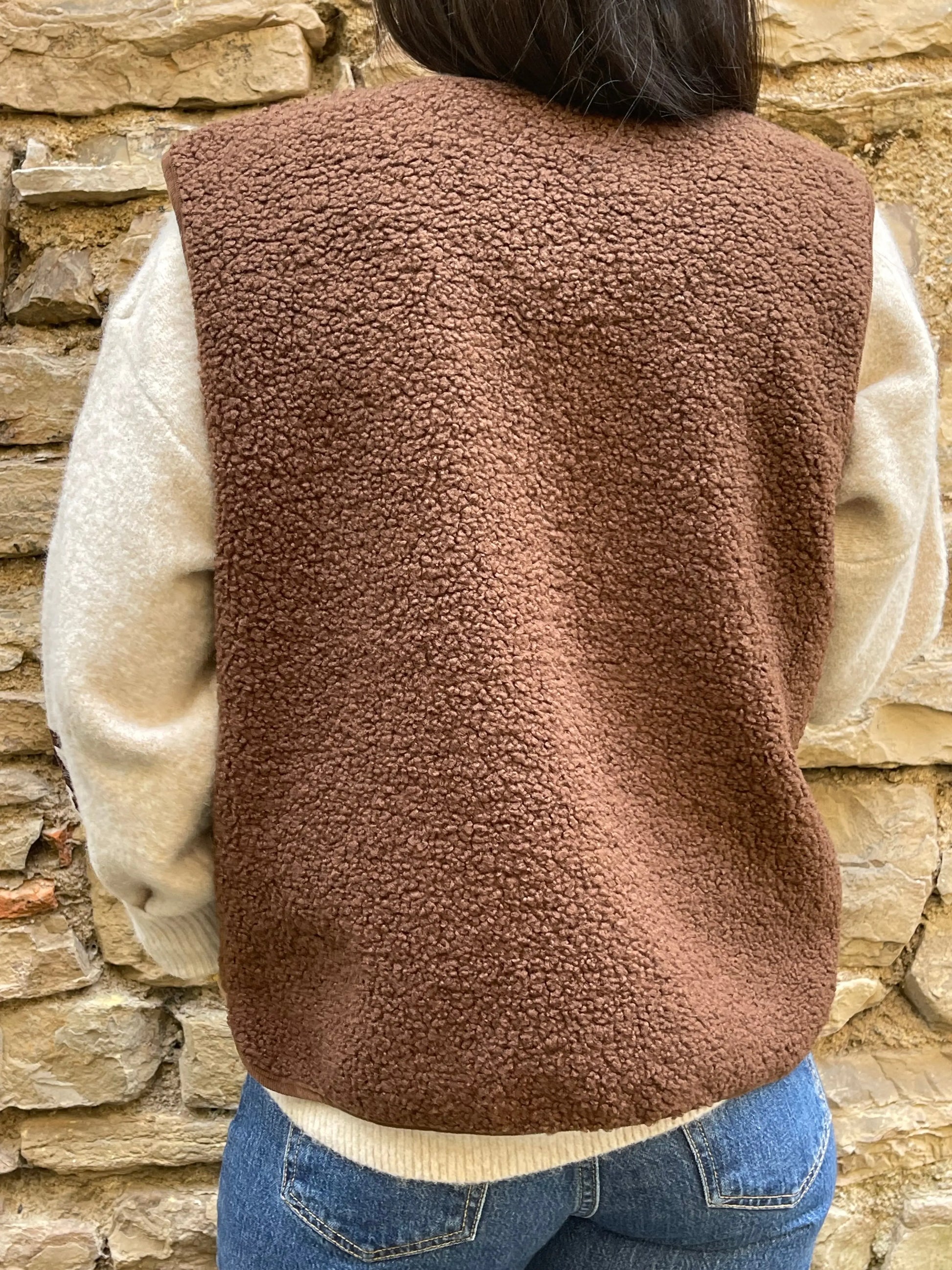Gilet DOUDOU - Chocolat Marguerite