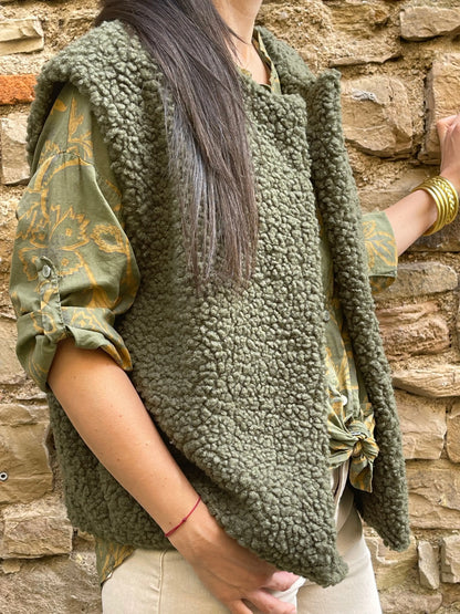 Gilet MOUMOUTE - Kaki Marguerite