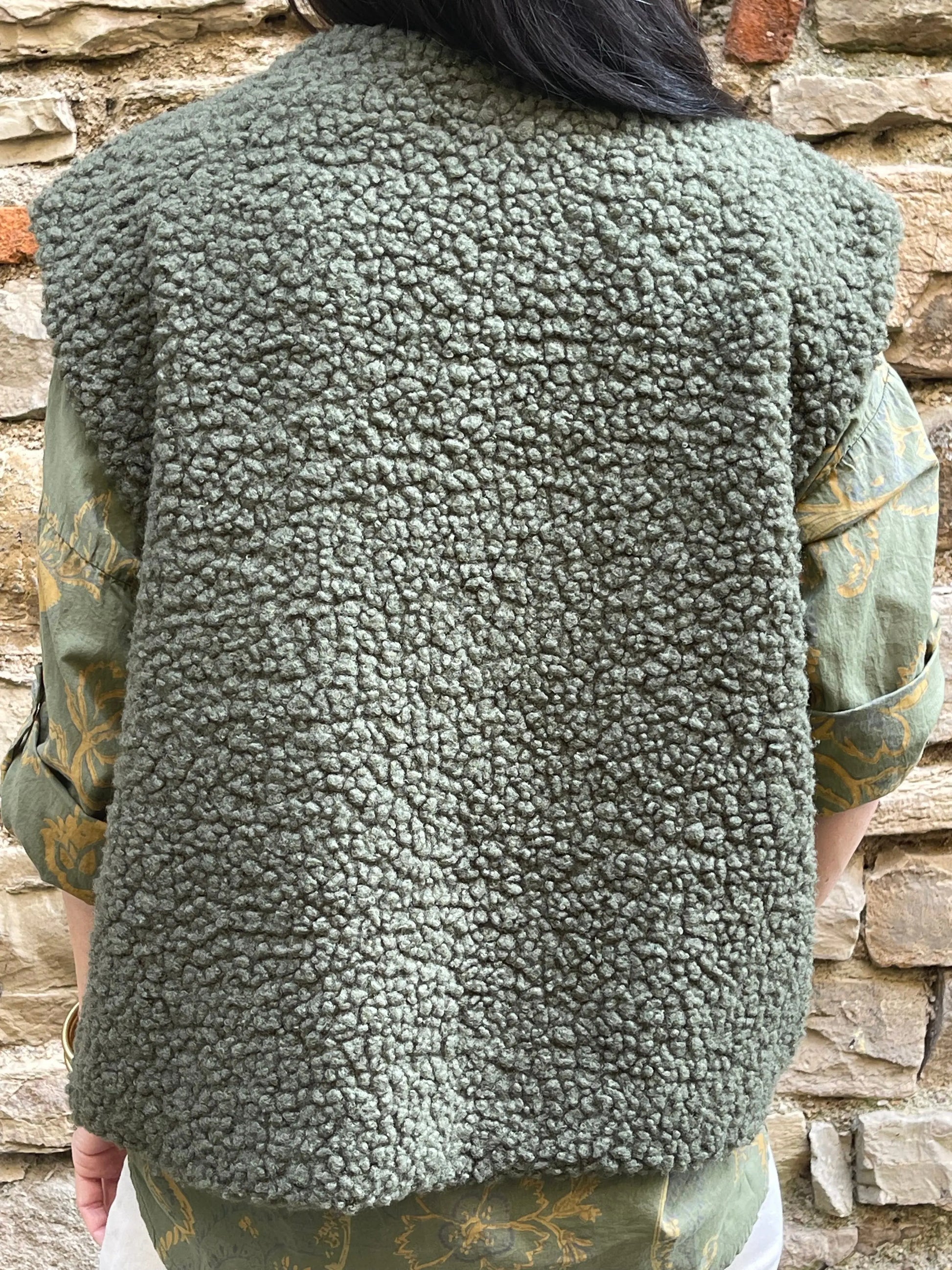 Gilet MOUMOUTE - Kaki Marguerite