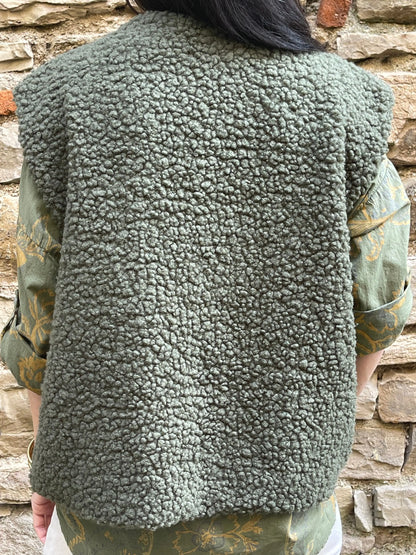 Gilet MOUMOUTE - Kaki Marguerite