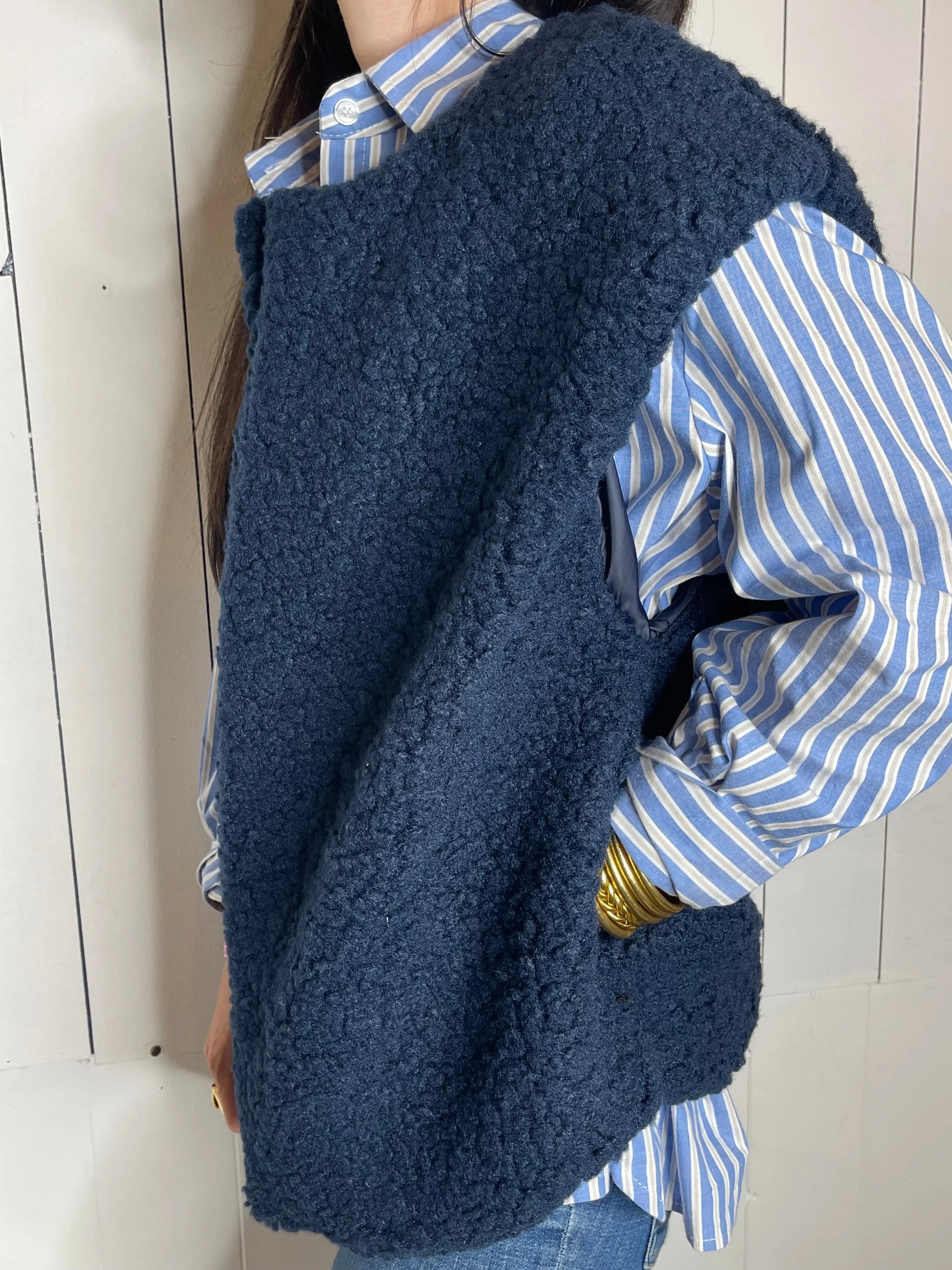 Giliet MOUMOUTE - Bleu marine Marguerite